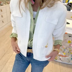 Alaina Cardigan White