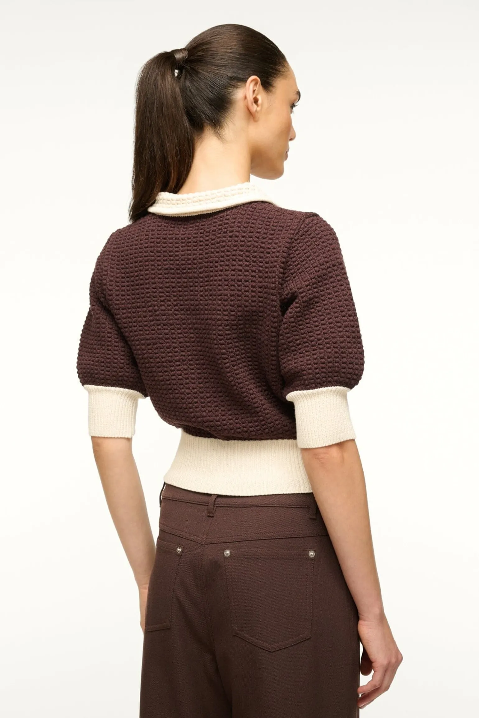 Altea Sweater Dark Chocolate/Ivory