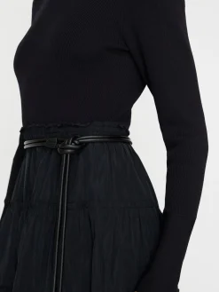 Ava Tiered Dress Black Onyx Combo