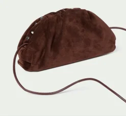 Bailey Dome Clutch Espresso/Silver