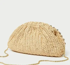 Bailey Dome Clutch Natural/Clear