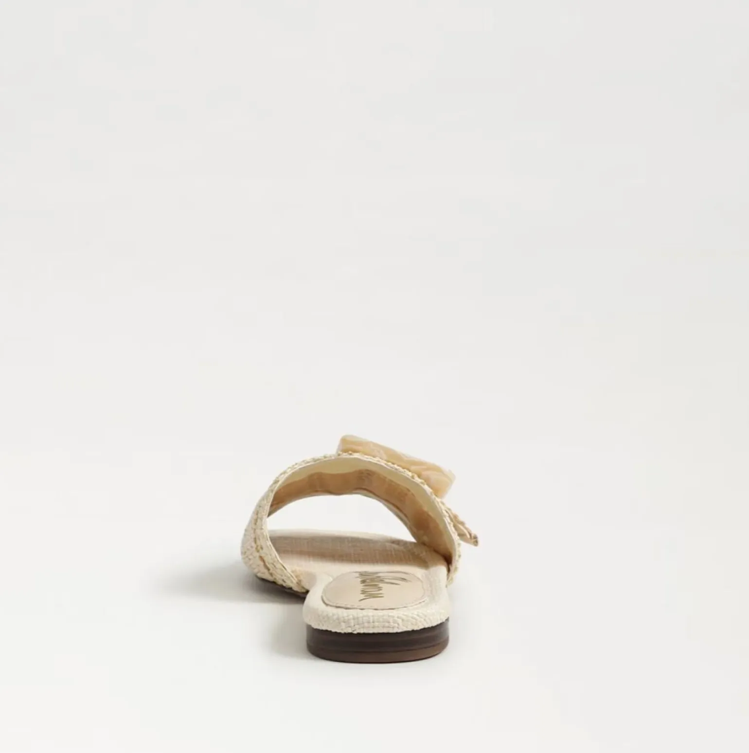 Bambi Slide Sandal Linen Raffia