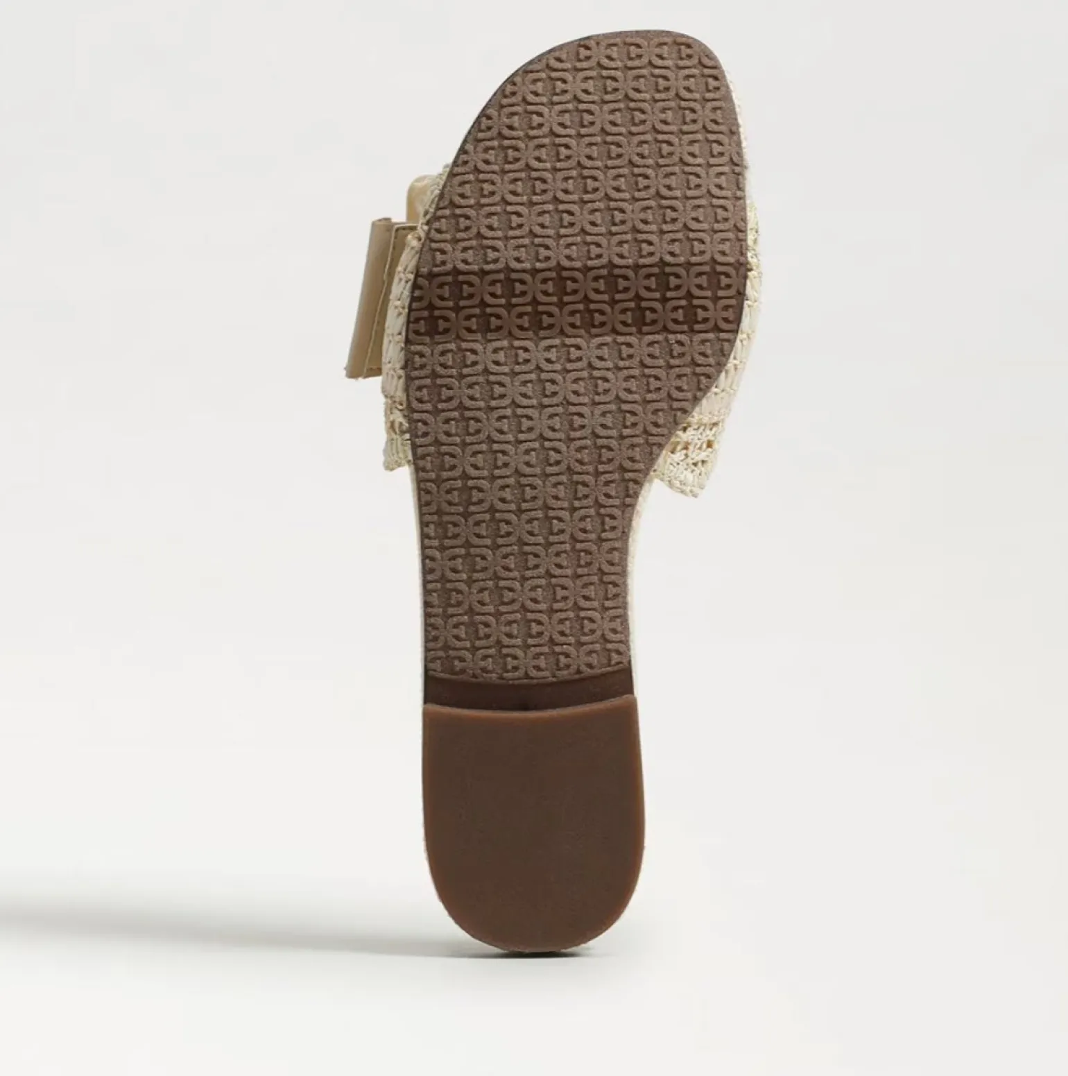 Bambi Slide Sandal Linen Raffia