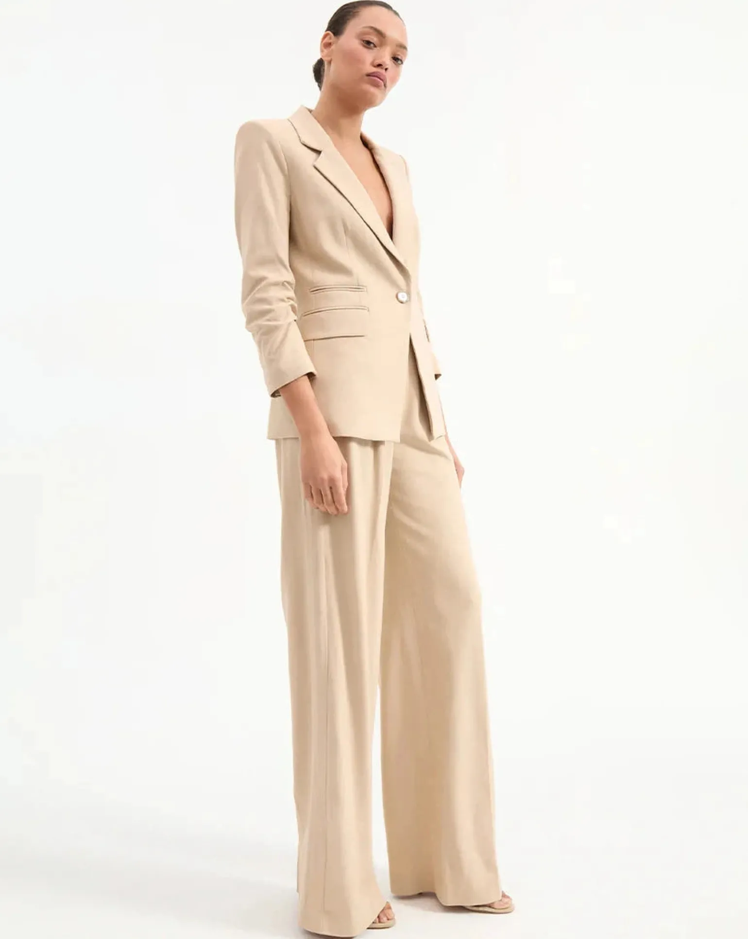 Battista Dickey Jacket Stone Khaki