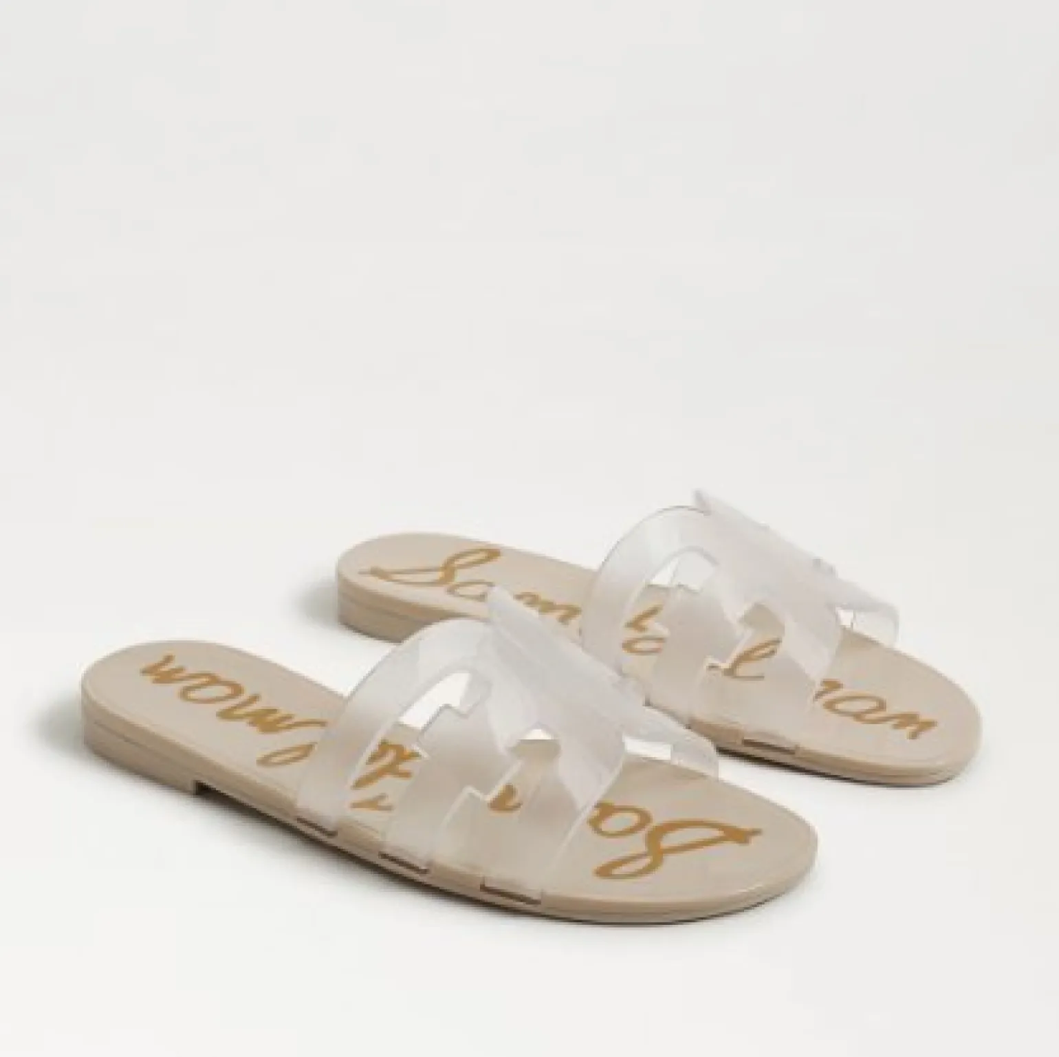 Bay Jelly Slide Sandal Clear/Sand