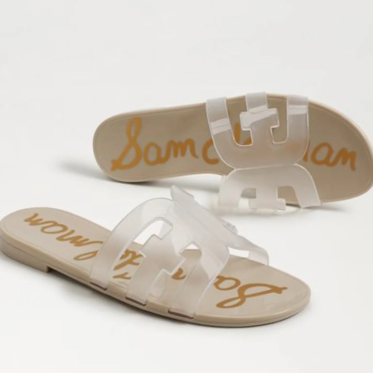 Bay Jelly Slide Sandal Clear/Sand