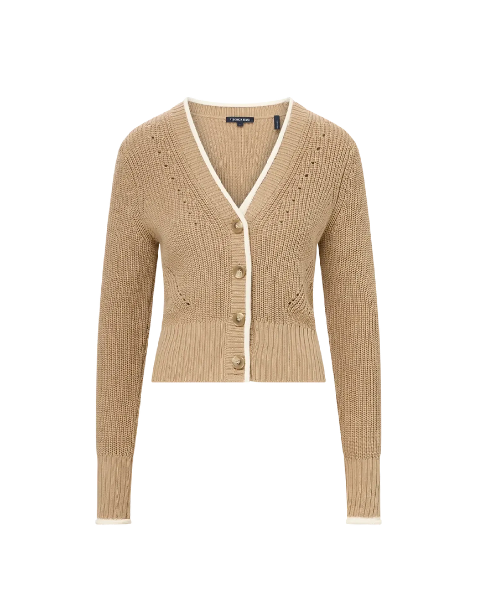 Beatrice Cardigan Stone Khaki