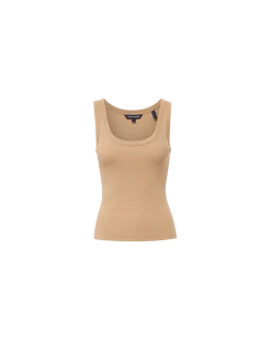 Birke Scoop-Neck Tank Khaki