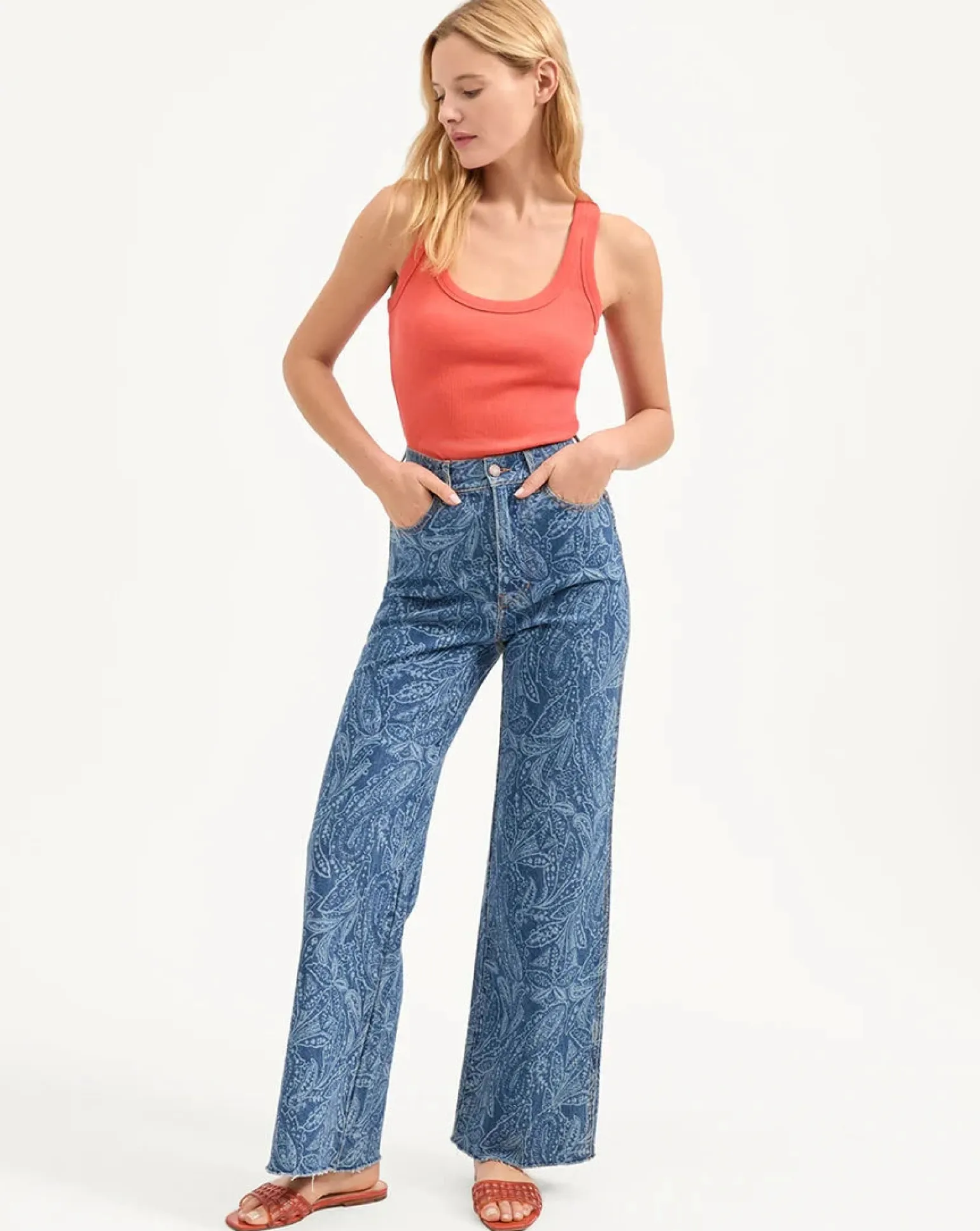 Birke Tank Persimmon