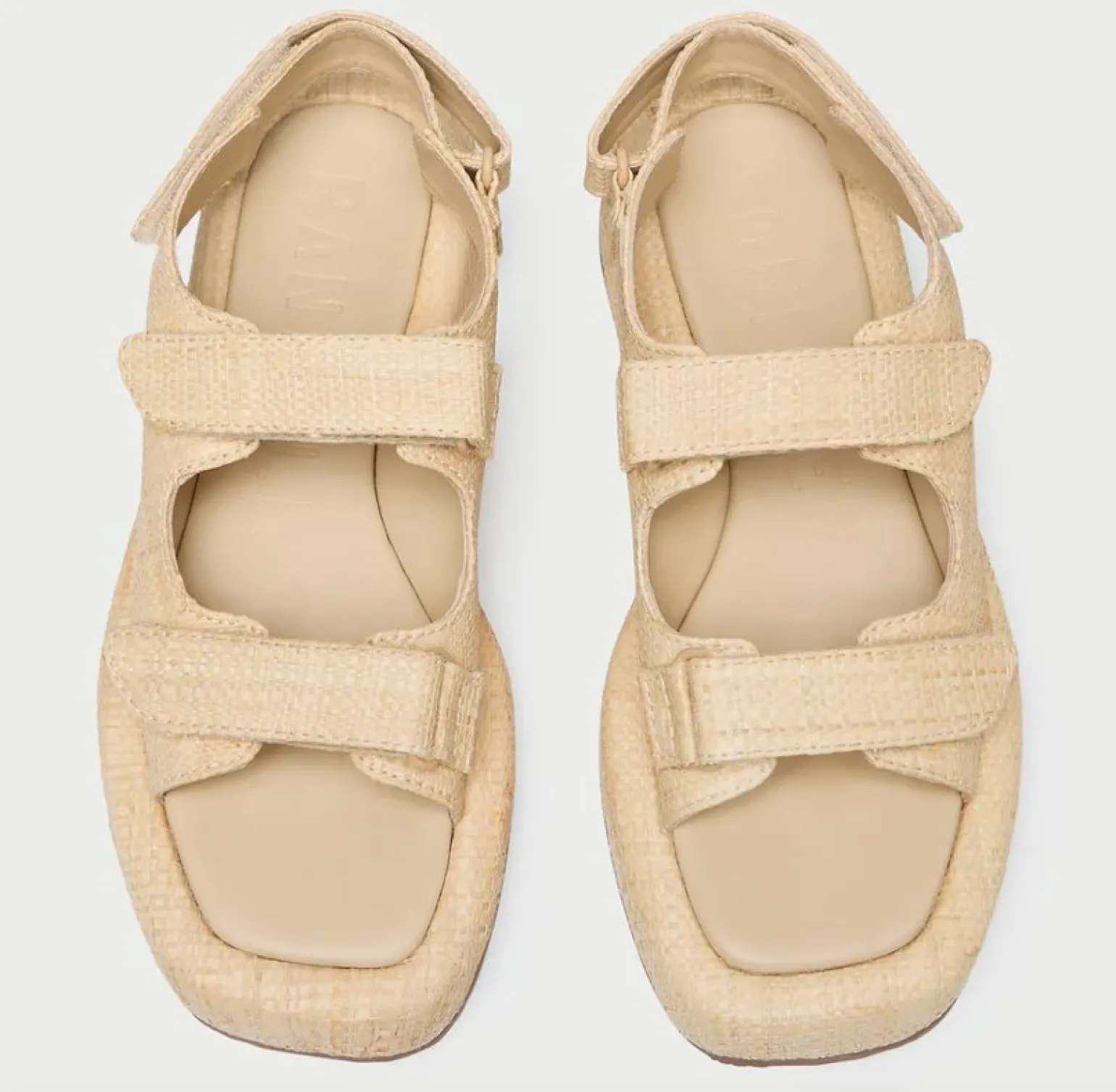 Blaise Platform Sandal Natural Raffia
