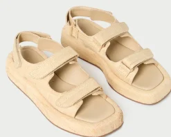 Blaise Platform Sandal Natural Raffia
