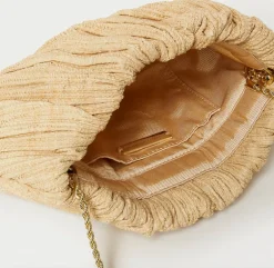 Brit Flat Plated Clutch Natural