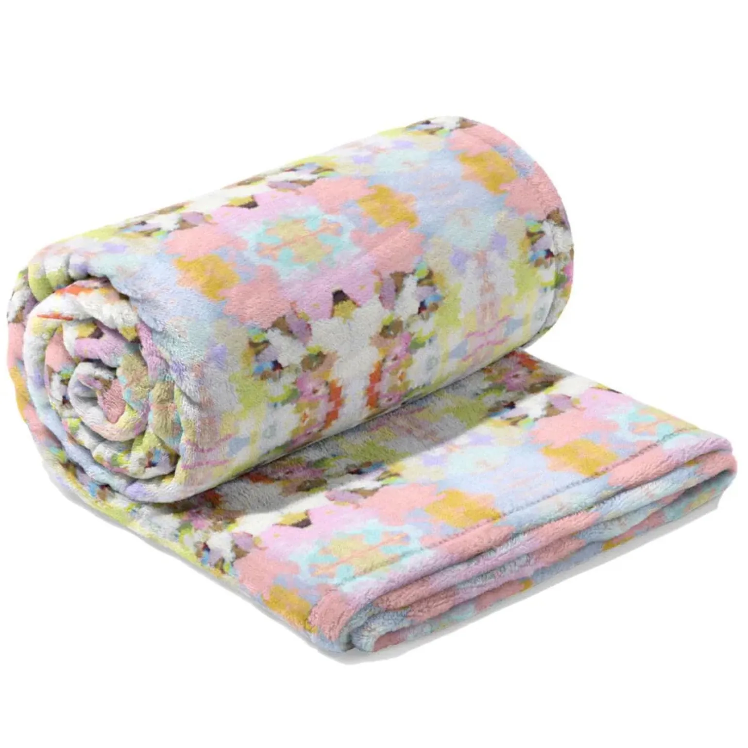 Brooks Avenue Pink Fleece Blanket
