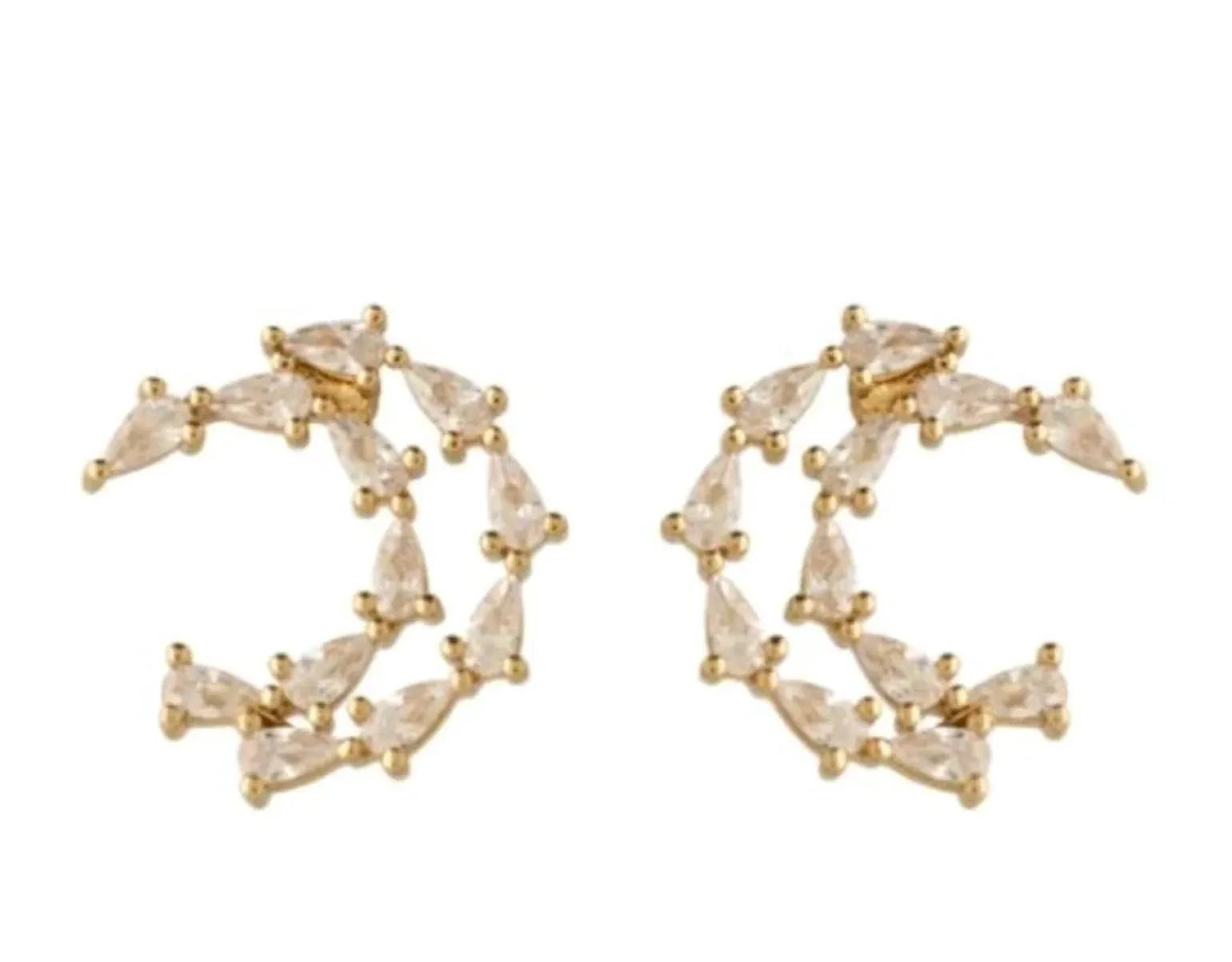 Bryant Studs Gold/Clear