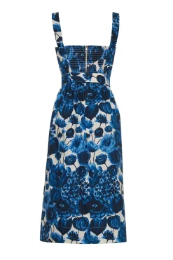 Candace Dress Flora Grove Blue