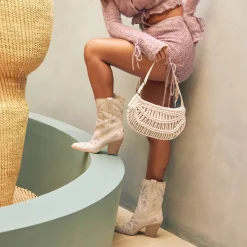 Cannes Shoulder Bag Ivory Stella