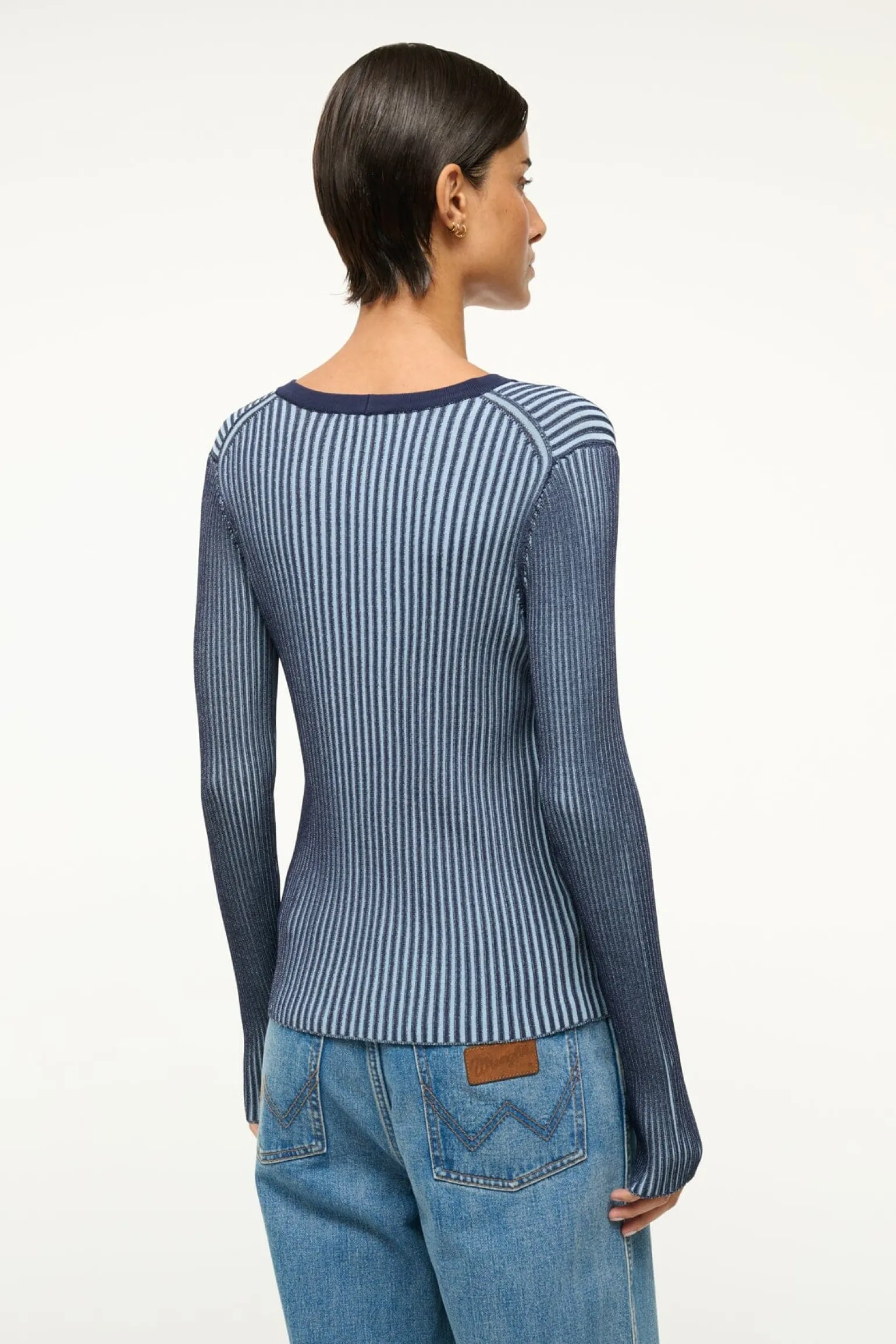 Cargo Sweater Navy/Clear Blue