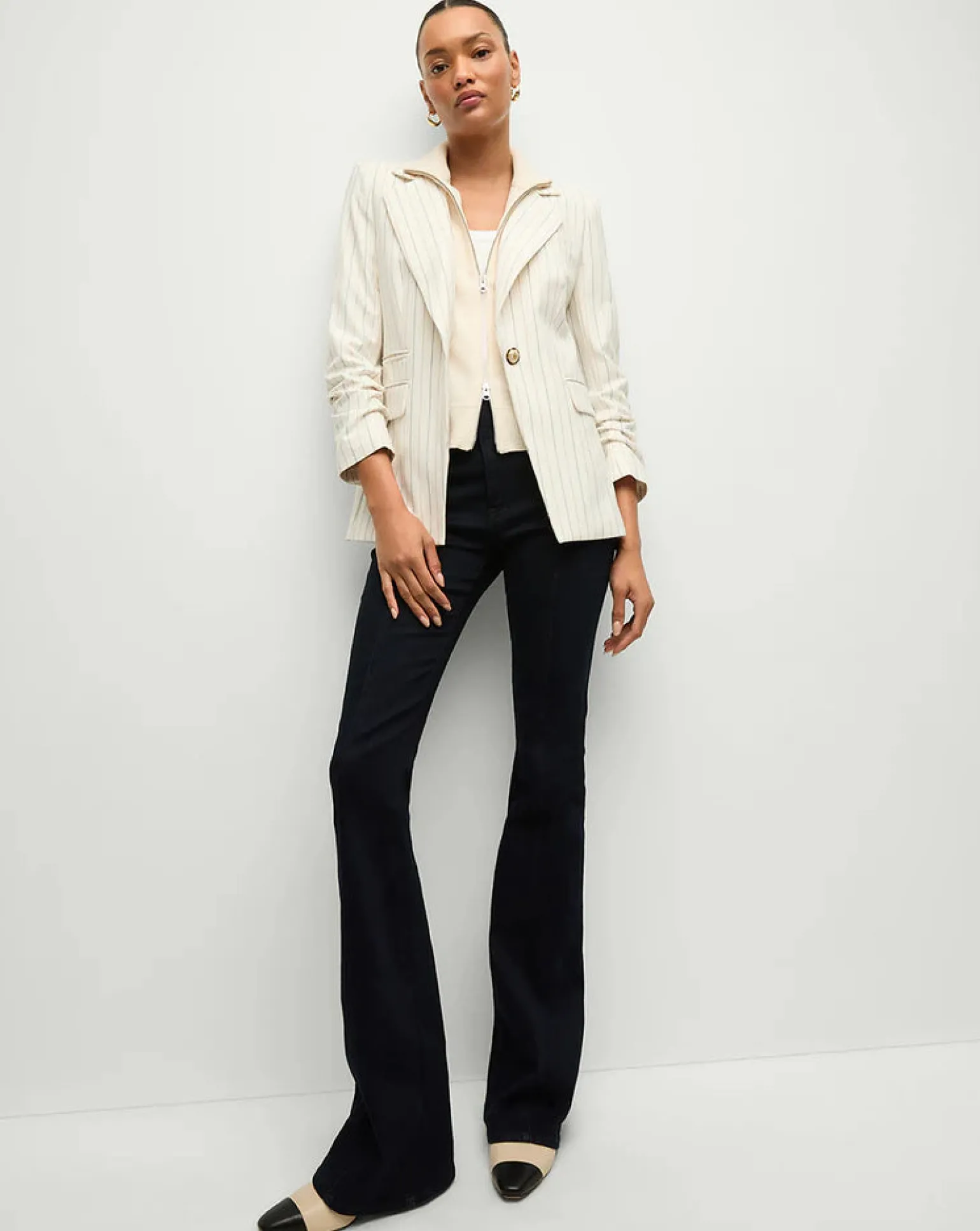 Cashmere Uptown Dickey Ivory