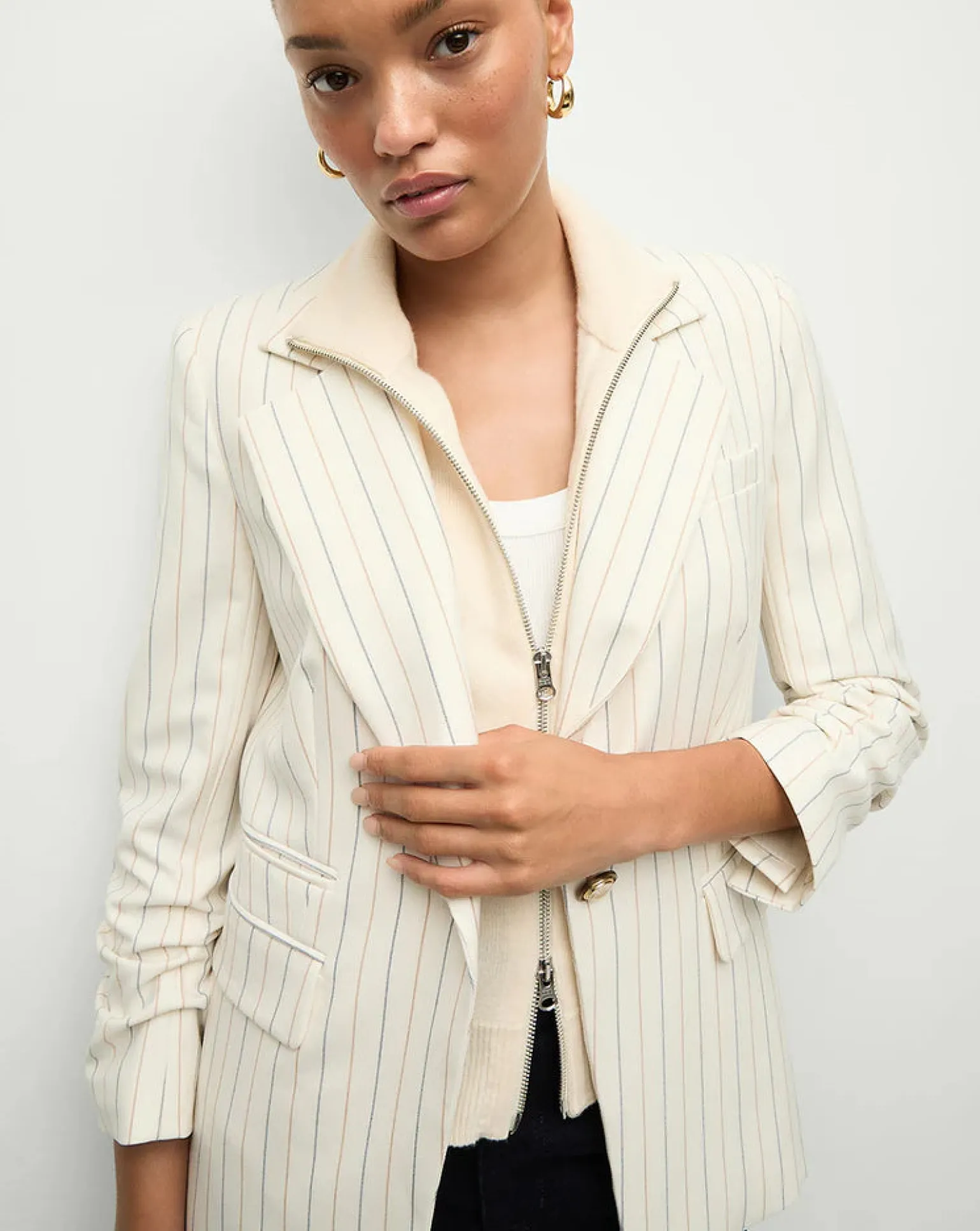 Cashmere Uptown Dickey Ivory