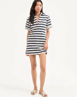 Cayden Dress Navy/Dove