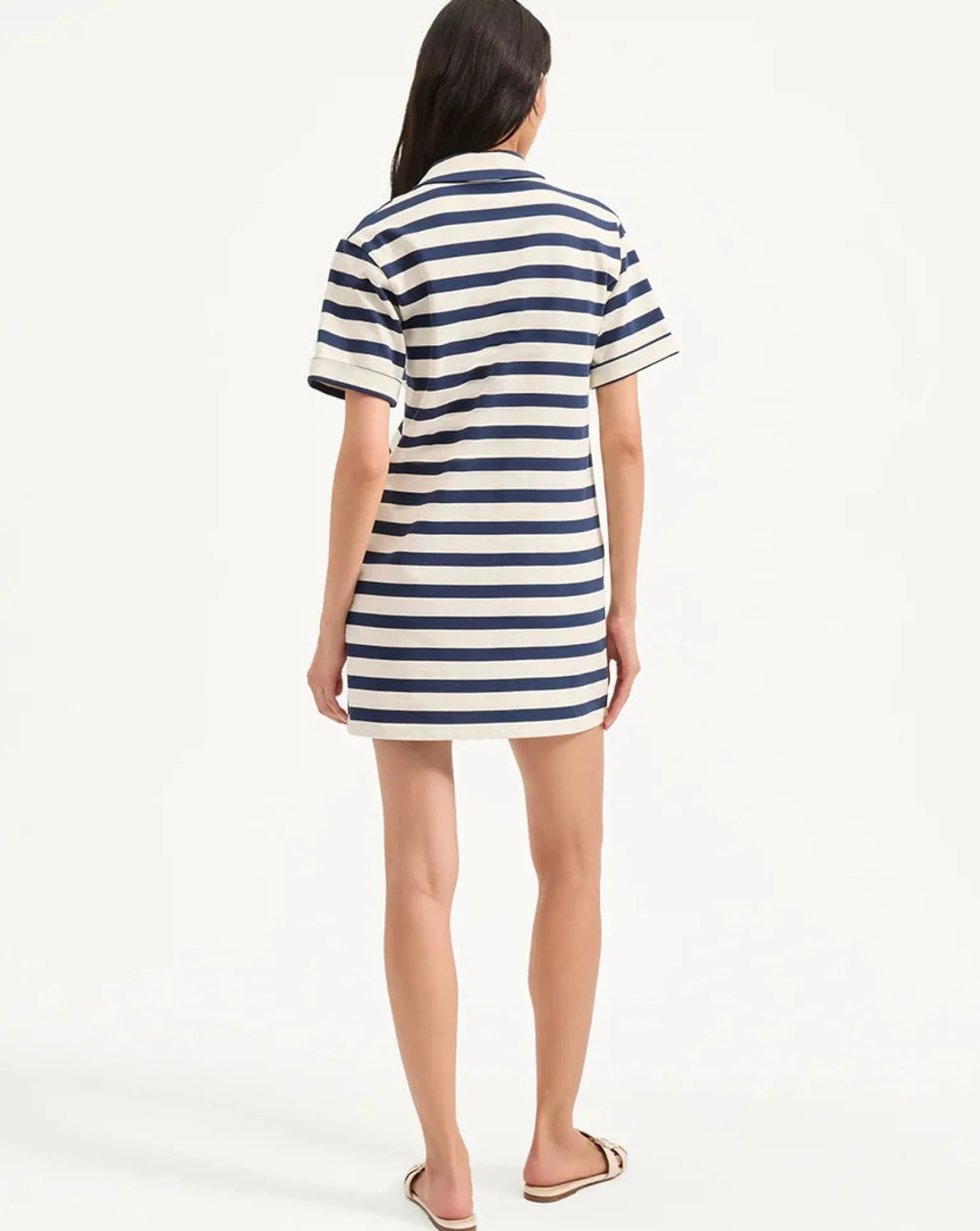 Cayden Dress Navy/Dove