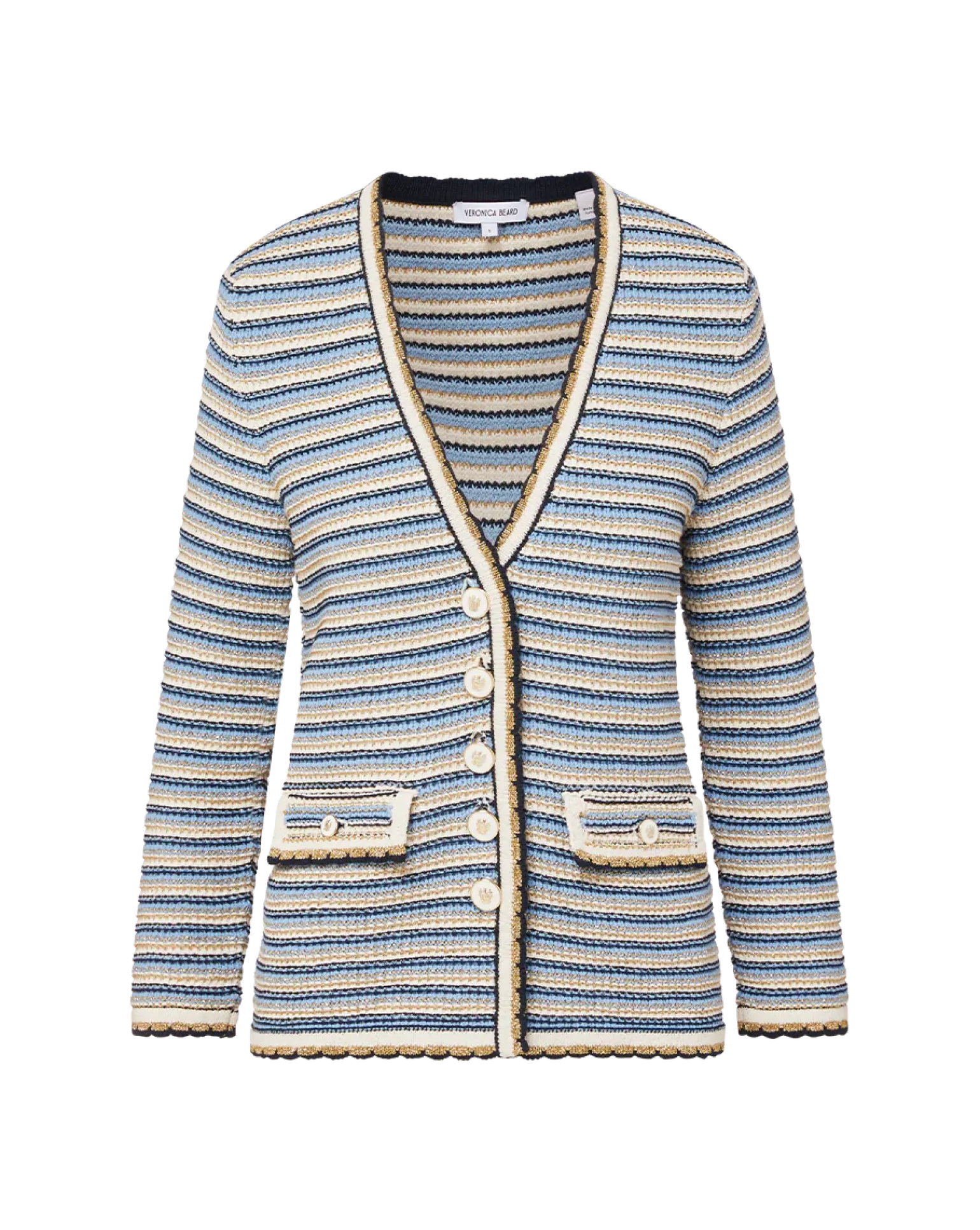 Ceriani Knit Jacket Navy Multi