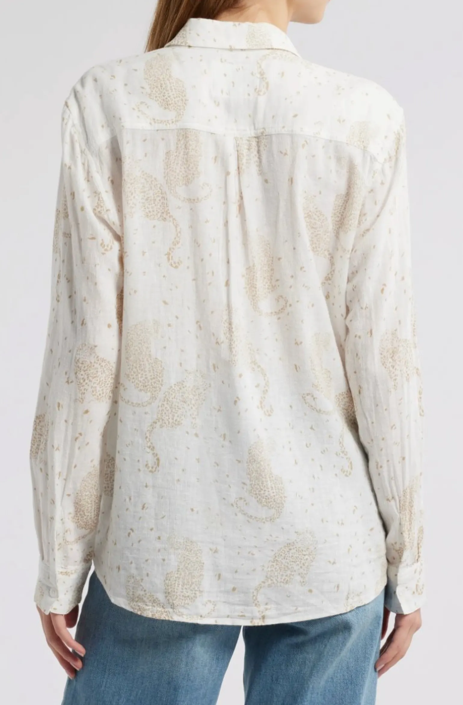 Charli Button Down Cheetah Spots