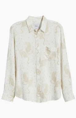 Charli Button Down Cheetah Spots