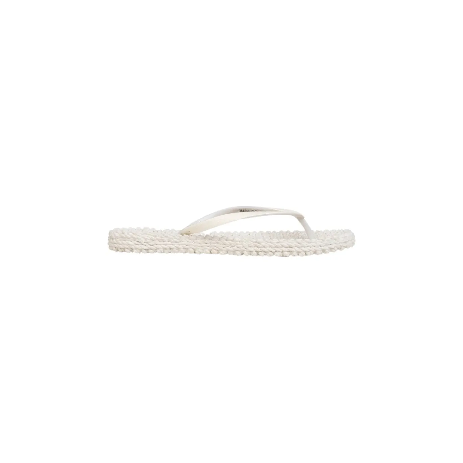 Cheerful Flip Flop Creme with Glitter