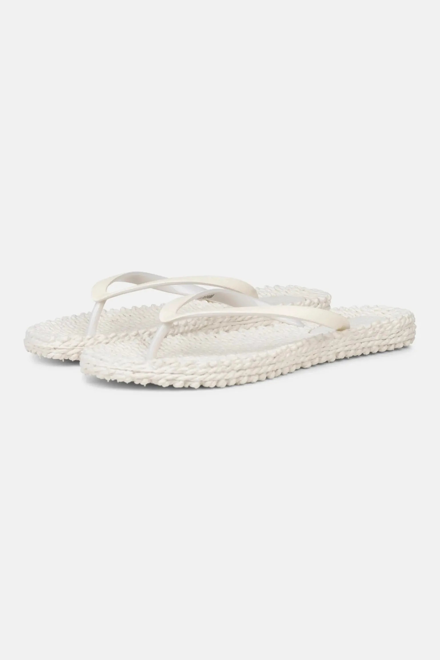 Cheerful Flip Flop Creme with Glitter