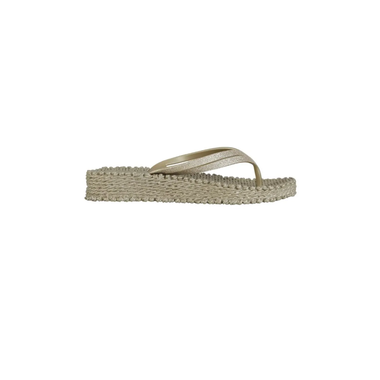 Cheerful Platform Flip Flop Platinum