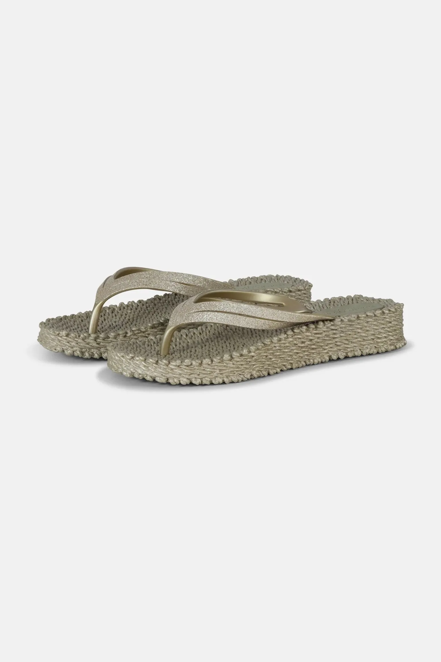 Cheerful Platform Flip Flop Platinum