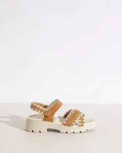 Crochet Tan Sandal