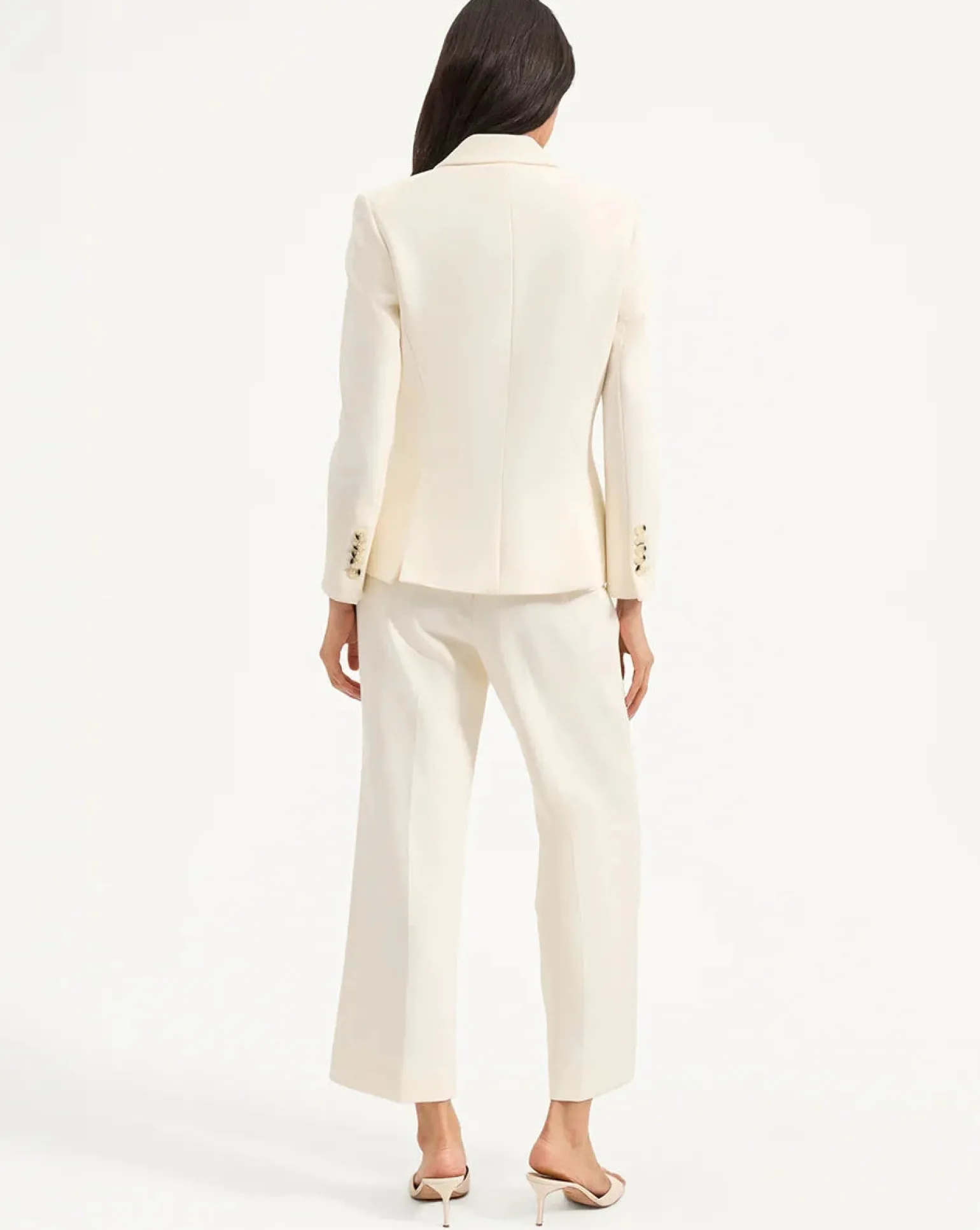 Cropped Terre Dickey Jacket Off White