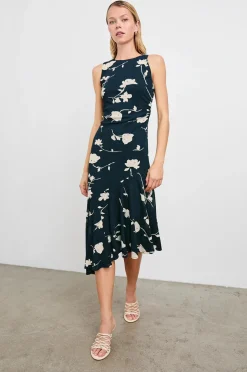 Daija Dress Midnight Roses