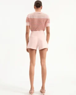 Declan Pullover Pink Shell/Persimmon