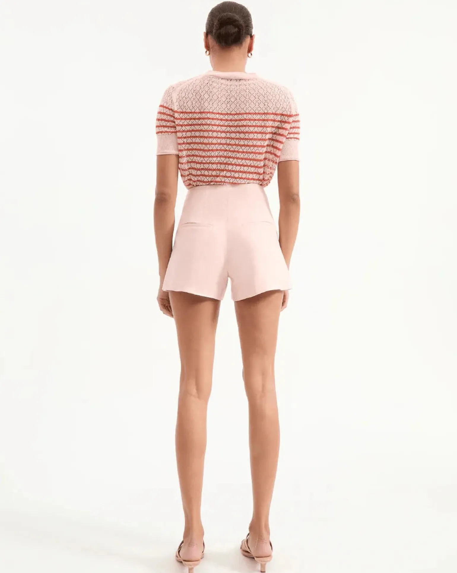 Declan Pullover Pink Shell/Persimmon