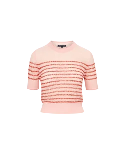 Declan Pullover Pink Shell/Persimmon