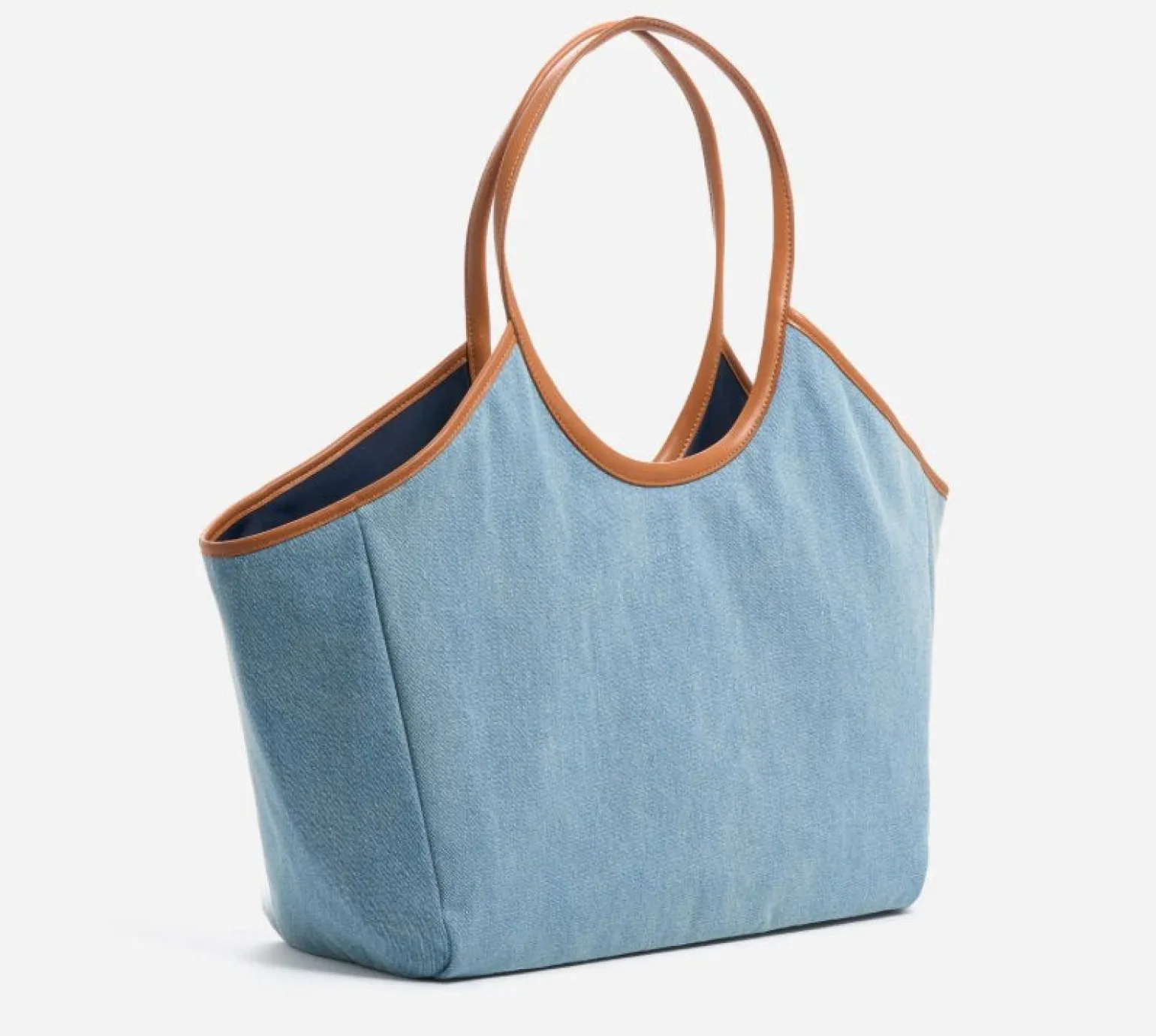 Denim Scoop Tote
