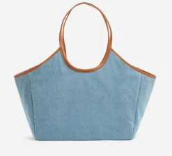 Denim Scoop Tote