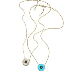 Dina Necklace Turquoise/Black Onyx