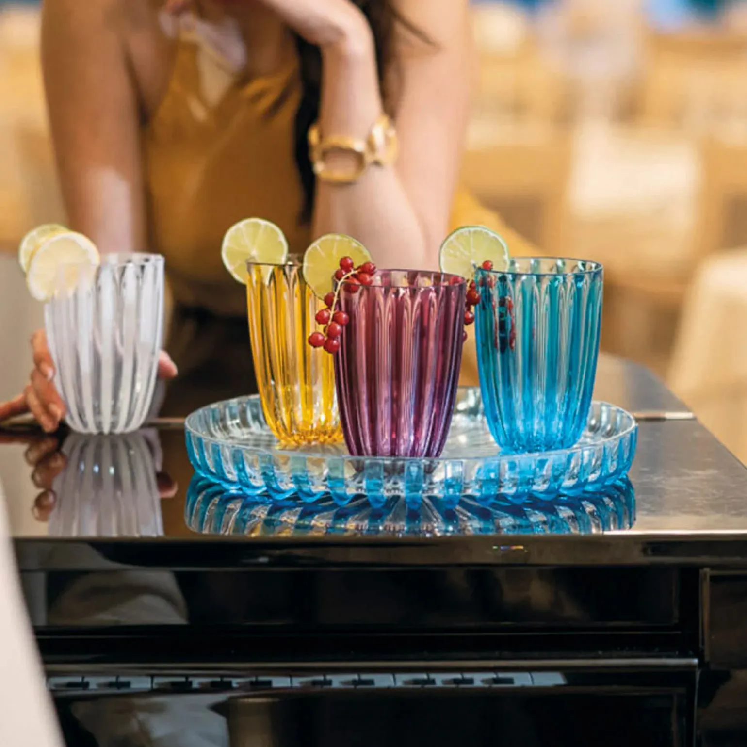 Dolcevita Tall Tumbler Amber