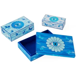 Druggist Lacquer Box Small Blue