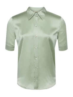 Ellah Short Sleeve Blouse Laurel Green