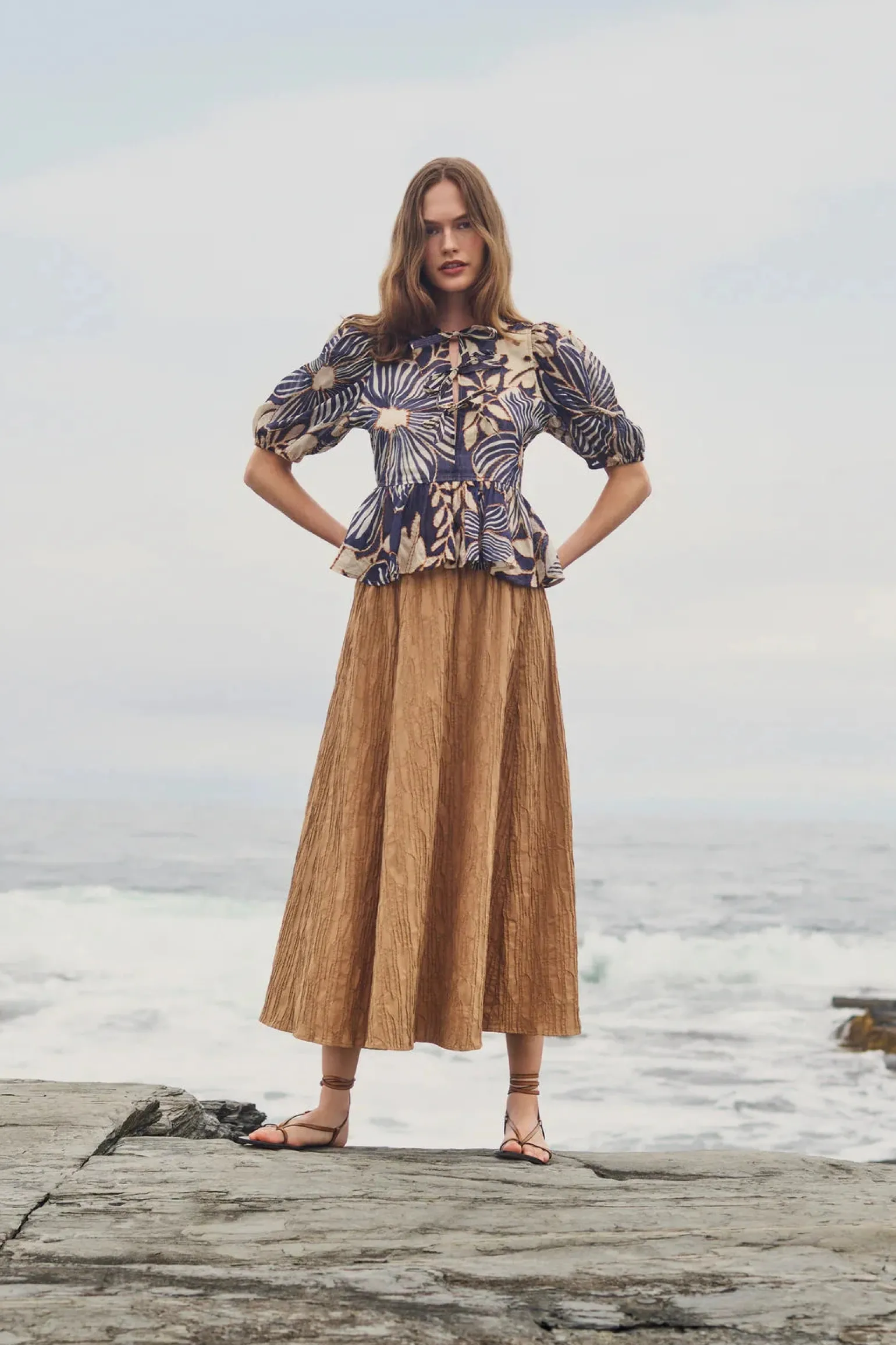 Estella Top Moonflower