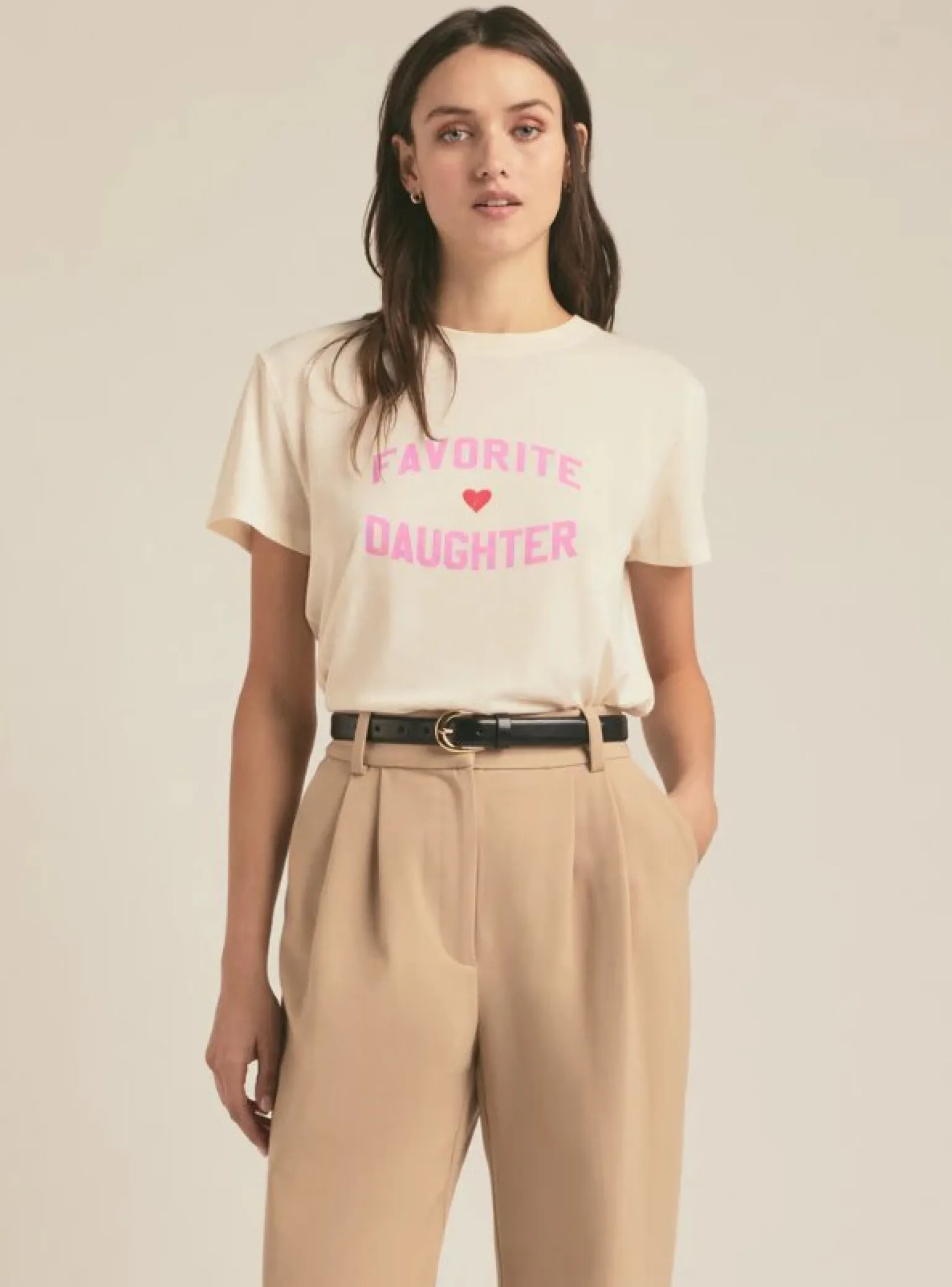 Favorite Daughter Tee Gardenia