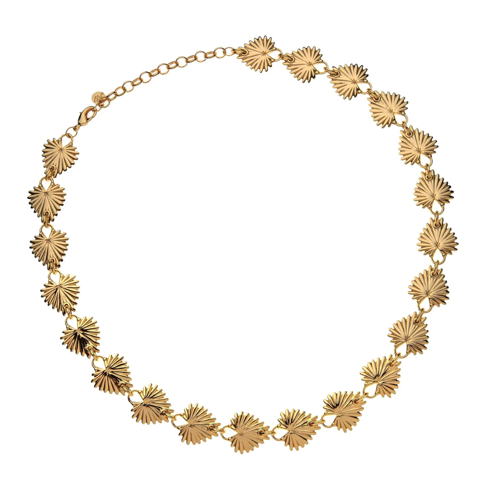 Full Heart Love Link Necklace