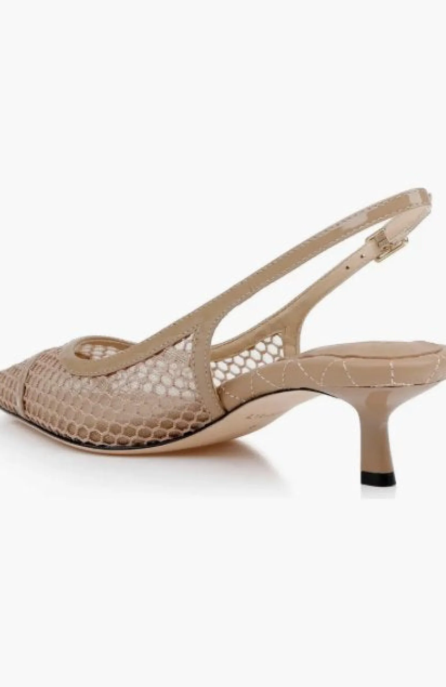 Graland Pointed Toe Slingback Pump Cappuccino Mesh
