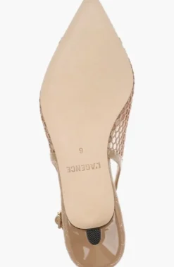 Graland Pointed Toe Slingback Pump Cappuccino Mesh