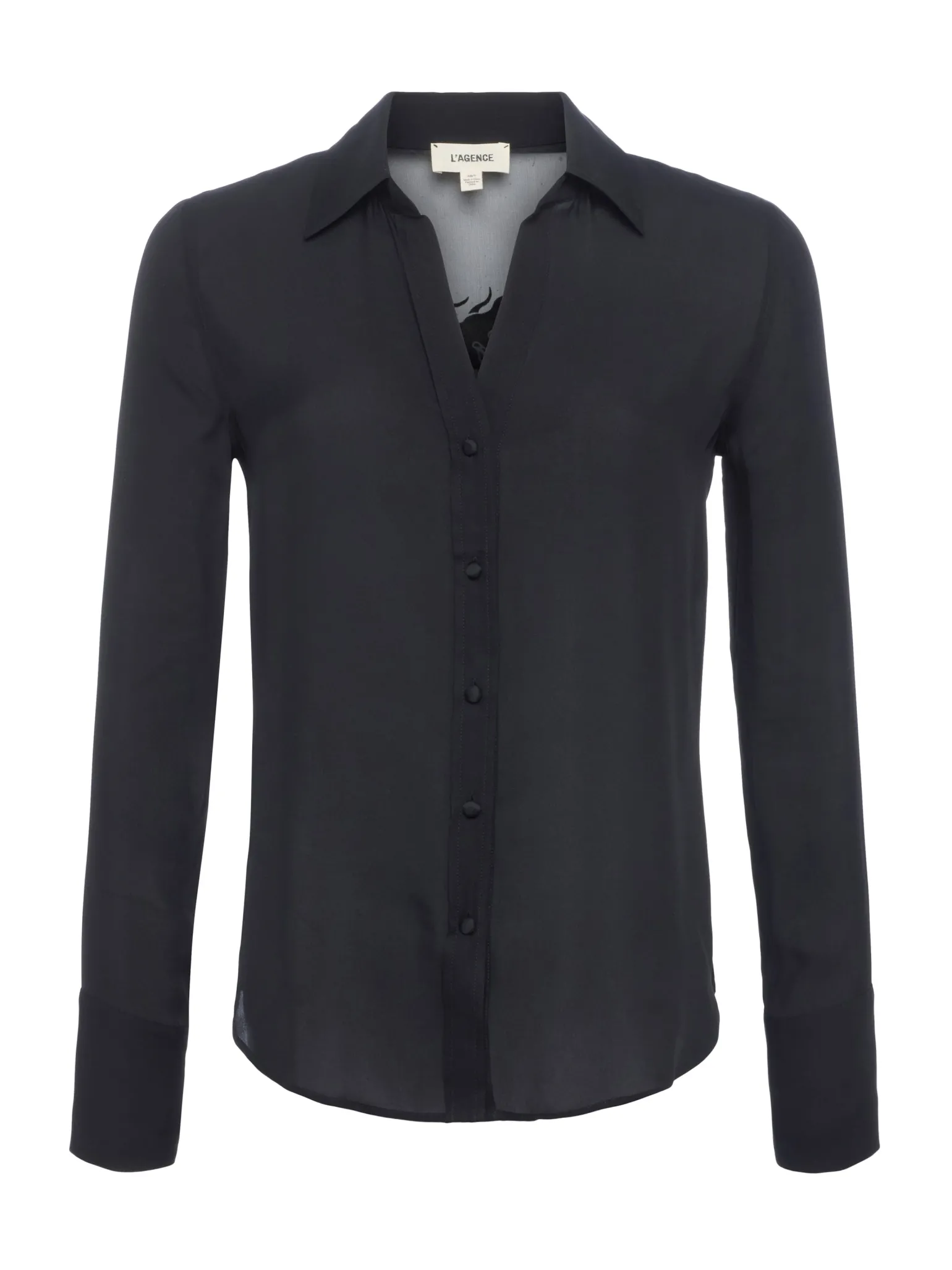 Hailie Silk Dragon Blouse Black